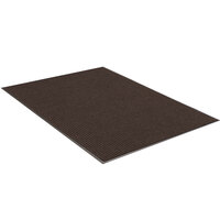 Apache Mills Needle Rib 3' x 6' Brown Indoor Entrance Mat - 3/8" Thick