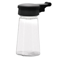 Vollrath 322-06 Traex® Dripcut® 2 oz. Panelled Polycarbonate Salt and Pepper Shaker with Plastic Flip Top - 72/Case