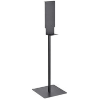 Palmer Fixture SF0320-16 Sani Suds 48" Black Metal Hand Sanitizing Station Dispenser Floor Stand