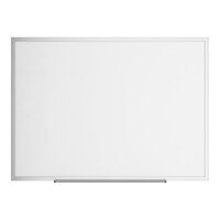 Dynamic by 360 Office Furniture 24" x 18" Wall-Mount Melamine Whiteboard with Aluminum Frame