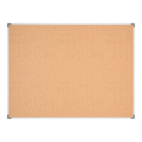 Dynamic by 360 Office Furniture 48" x 36" Wall-Mount Cork Board with Aluminum Frame
