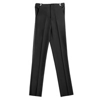 Henry Segal Men's Black Flat Front Adjustable Waist Tuxedo Pants - 34