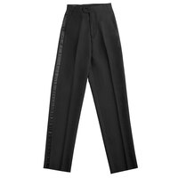 Henry Segal Men's Black Flat Front Comfort Waist Tuxedo Pants - 34