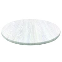 Holland Bar Stool OD36RWA EnduroTop 36" Round White Ash Laminate Outdoor / Indoor Table Top