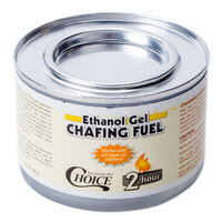 Choice 2.5 Hour Ethanol Gel Chafing Dish Fuel - 72/Case