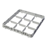 Cambro 9E2151 Soft Gray 9 Compartment Full Size Half Drop Camrack Extender