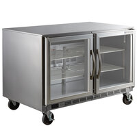 Beverage-Air UCF48AHC-25 48" Glass Door Undercounter Freezer