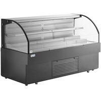 Avantco BHAC-75 75" Black Horizontal Air Curtain Merchandiser - 115V