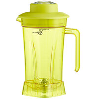 AvaMix 928BLJAR64PY 64 oz. Yellow Tritan™ Plastic Jar