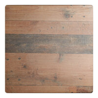 Lancaster Table & Seating Excalibur 36" x 36" Square Table Top with Textured Farmhouse Finish