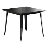 Lancaster Table & Seating Alloy Series 36" x 36" Onyx Black Standard Height Outdoor Table