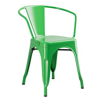 Lancaster Table & Seating Alloy Series Jade Green Outdoor Arm Chair