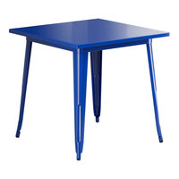 Lancaster Table & Seating Alloy Series 32" x 32" Blue Quartz Standard Height Outdoor Table