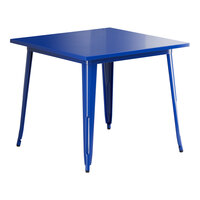 Lancaster Table & Seating Alloy Series 36" x 36" Blue Quartz Standard Height Outdoor Table