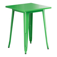 Lancaster Table & Seating Alloy Series 24" x 24" Jade Green Standard Height Outdoor Table