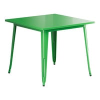 Lancaster Table & Seating Alloy Series 36" x 36" Jade Green Standard Height Outdoor Table