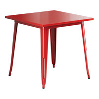 Lancaster Table & Seating Alloy Series 32" x 32" Ruby Red Standard Height Outdoor Table