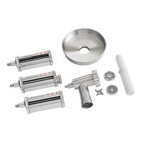 Estella 348EMIX8XMGP #5 Hub Meat Grinder and Pasta Roller / Cutter Attachment Kit for Estella MIX8SV Series Mixers