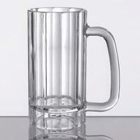 GET 00086-PC-CL 16 oz. Customizable Plastic Beer Mug - 24/Case