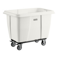 Lavex 8 Cubic Foot White Cube Truck (500 lb. Capacity)