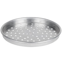 American Metalcraft PHA4010 10" x 1" Perforated Heavy Weight Aluminum Straight Sided Pizza Pan