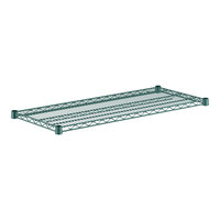 Regency 18" x 42" NSF Green Epoxy Wire Shelf