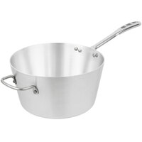 Vollrath 67307 Wear-Ever 7 Qt. Tapered Aluminum Sauce Pan with TriVent Chrome Plated Handle