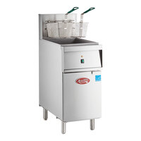 Avantco EF40-240-1 40 lb. Electric Floor Fryer - 240V, 1 Phase