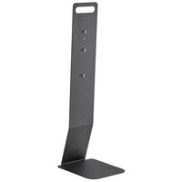 Lavex Black Metal Soap / Sanitizer Dispenser Table Top Stand