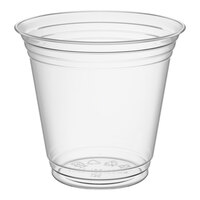 EcoChoice 9 oz. PLA Compostable Plastic Squat Cold Cup - 50/Pack