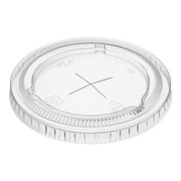 EcoChoice 7 oz. PLA Compostable Plastic Cold Cup Lid with Straw Slot - 1,000/Case