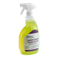 Noble 1 Qt. / 32 oz. Lemon Lance Ready-to-Use Disinfectant & Detergent Cleaner - 12/Case