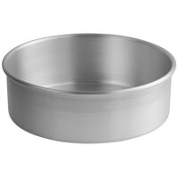 Choice 9" x 3" Round Straight Sided Aluminum Cake Pan