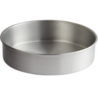 Choice 12" x 3" Round Straight Sided Aluminum Cake Pan