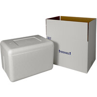 Insulated Shipping Box with Foam Cooler 18" x 12 3/4" x 11 1/8" - 1 1/2" Thick - 12/Case