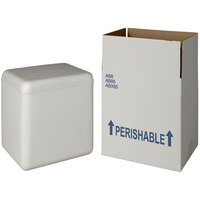 Insulated Shipping Box with Foam Cooler 9 5/8" x 7 3/4" x 10 1/8" - 1" Thick - 64/Pallet