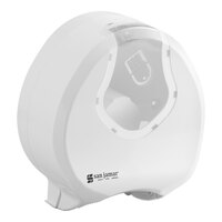 San Jamar R2070WHCL Summit Single Roll Jumbo Toilet Tissue Dispenser - White