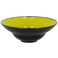 RAK Porcelain FRCLXD23GR Fire 9 1/16" Green Round Wide Rim Extra Deep Porcelain Plate - 6/Case