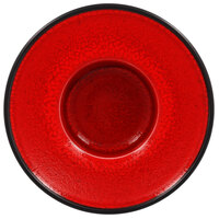 RAK Porcelain FRNOSA2RD Fire 5 1/2" Red Porcelain Saucer - 6/Case