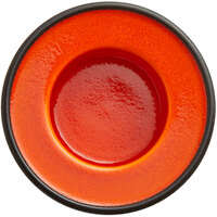 RAK Porcelain FRNOSA1OR Fire 3 15/16" Orange Porcelain Saucer - 12/Case