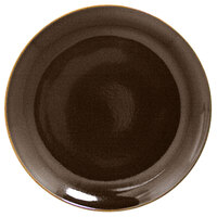 RAK Porcelain GNNNPR31CL Genesis Glossy 12 3/16" Brilliant Clove Flat Porcelain Coupe Plate - 6/Case