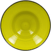 RAK Porcelain FRCLXD26GR Fire 10 1/4" Green Round Extra Deep Porcelain Plate - 6/Case