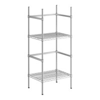 Regency Chrome 5 Gallon Water Jug Rack - 2 Shelves