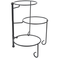 American Metalcraft TTRS3 Ironworks Three-Tier Foldable Round Display Stand