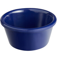 Acopa 3 oz. Blue Smooth Melamine Ramekin - 12/Case