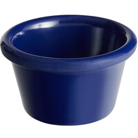 Acopa 1.5 oz. Blue Smooth Melamine Ramekin - 12/Case