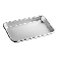 Baker's Lane Heavy-Duty Eighth Size 16 Gauge 6 1/2" x 9 1/2" Wire in Rim Aluminum Bun / Sheet Pan
