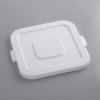 Baker's Mark 32 Gallon / 510 Cup White Square Ingredient Bin Lid