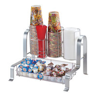 Cal-Mil 1594-74 Soho Silver Condiment Organizer - 15 3/4" x 11 3/4" x 12"