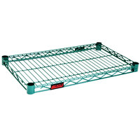 Eagle Group 36" Wide Eaglegard NSF Hybrid Zinc / Green Epoxy Wire Shelf